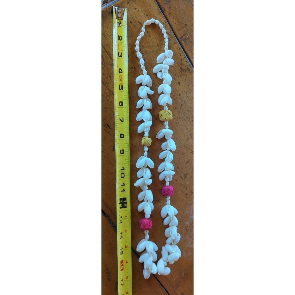 Vintage Genuine Cowrie Shell Necklace Shell Jewelry‎ Beach Surf Phillipines